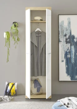 Bega-Gruppe Garderobenschrank Nola -Heimtextilien 018253 nola gd 70 055 t2 frontal offen d milieu