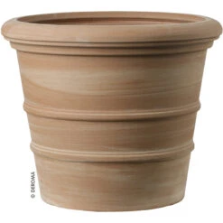 Deroma Pflanztopf Siena Galestro White, 50cm