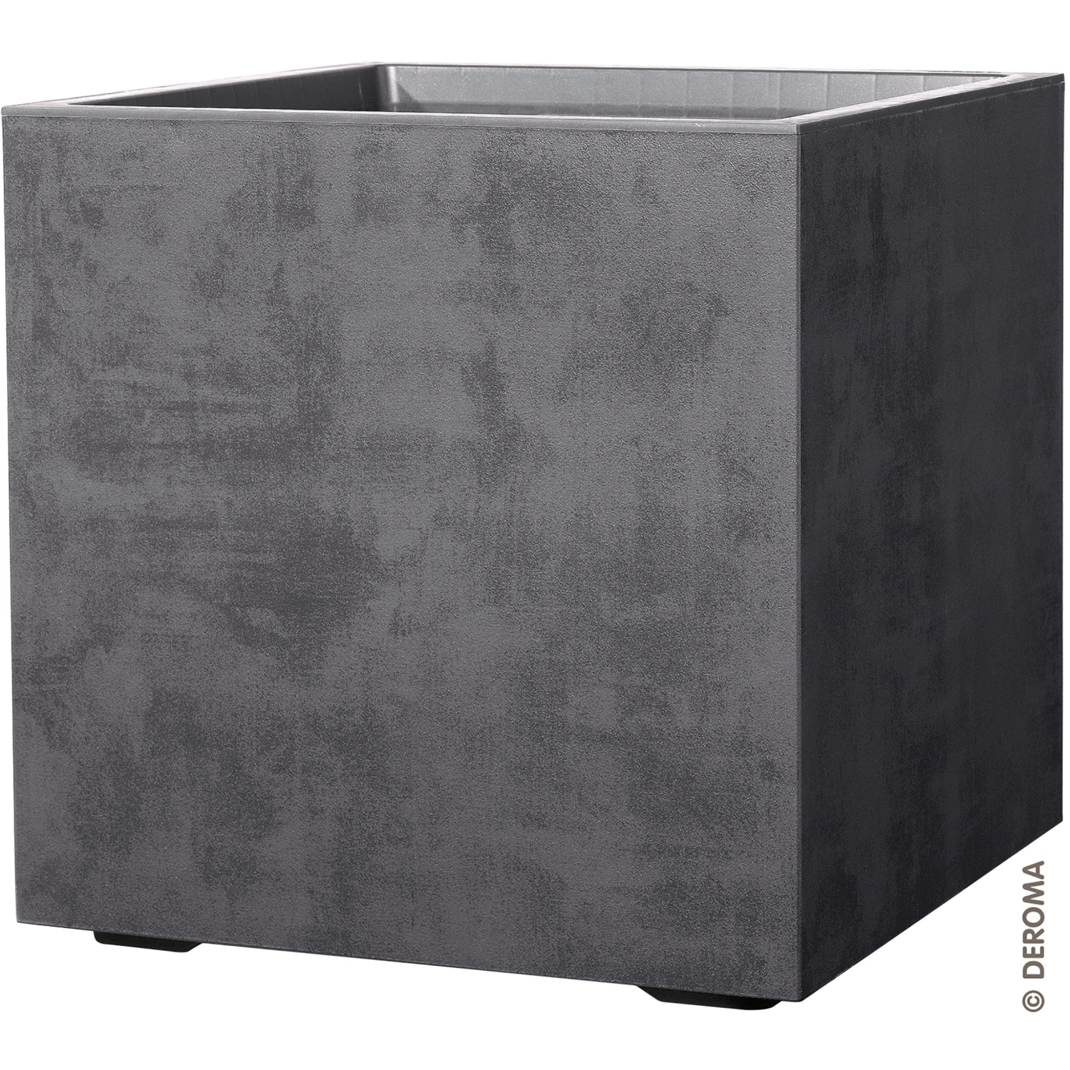 Deroma Pflanztopf Millenium Eckig Perlweiß, 49cm 5 Deroma Pflanztopf Millenium Eckig Perlweiß, 49cm – Bild 3