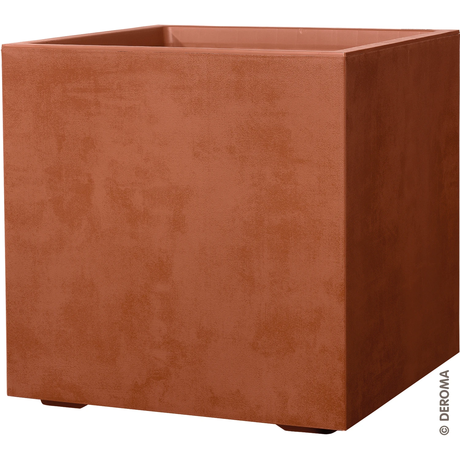 Deroma Pflanztopf Millenium Eckig Perlweiß, 49cm 4 Deroma Pflanztopf Millenium Eckig Perlweiß, 49cm – Bild 2