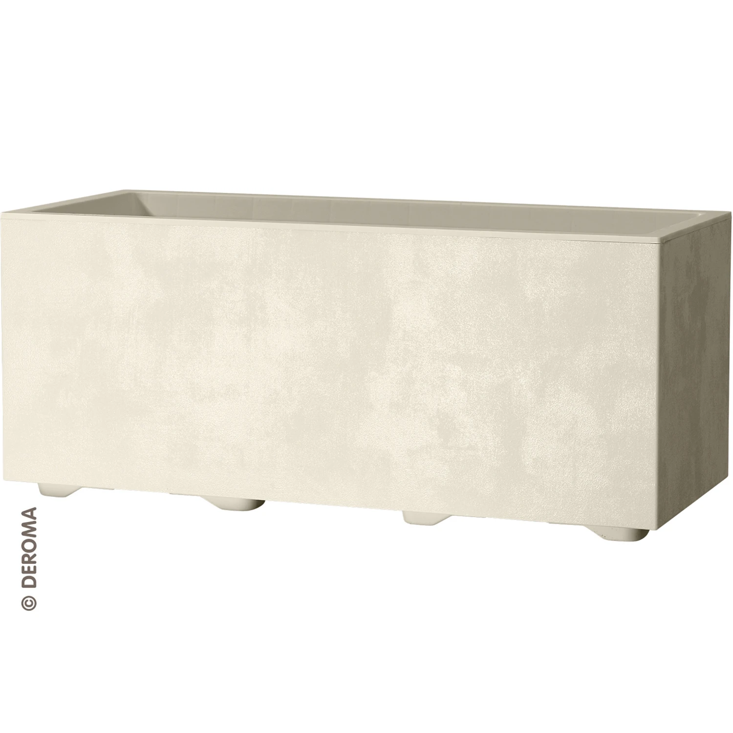 Deroma Pflanzkasten Millenium Perlweiß, 79cm 3 Deroma Pflanzkasten Millenium Perlweiß, 79cm