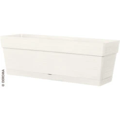 Deroma Pflanzkasten Save R Weiß, 49cm