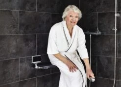 Ridder Dusch-Klappsitz "Deluxe", Schwarz -Heimtextilien 031940 2