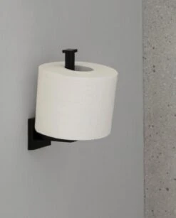 Fackelmann Toilettenbevorrater NY, Schwarz -Heimtextilien 066824 02