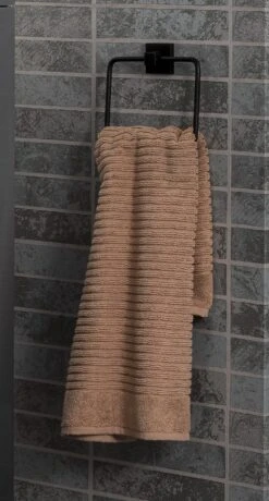 Fackelmann Handtuchring NY, Schwarz 5 Fackelmann Handtuchring NY, Schwarz -Heimtextilien 066945 02