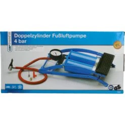 Cartrend Fußluftpumpe Doppelzylinder -Heimtextilien 071657j66jiddpwlf3n