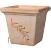 Deroma Pflanztopf Quadro Olive Terracotta, 18cm