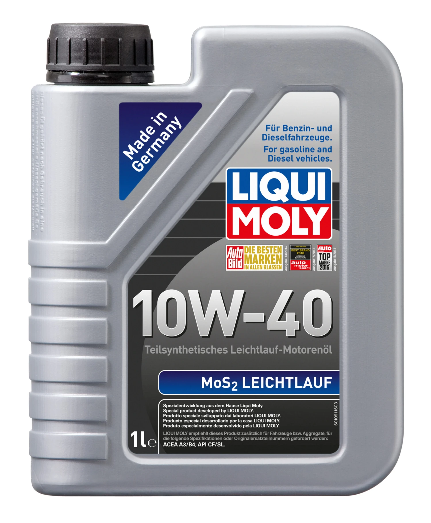 Liqui Moly MoS2 Leichtlauf 10W-40 3 Liqui Moly MoS2 Leichtlauf 10W-40