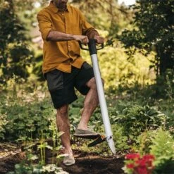 Fiskars Xact Blumenzwiebel-Pflanzer -Heimtextilien 1057077 blumehzwiebel pflanzer anwendung