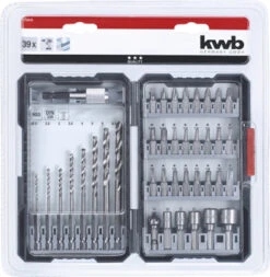 Kwb Bit-Bohrer-Box, 39-tlg. -Heimtextilien 108910 300