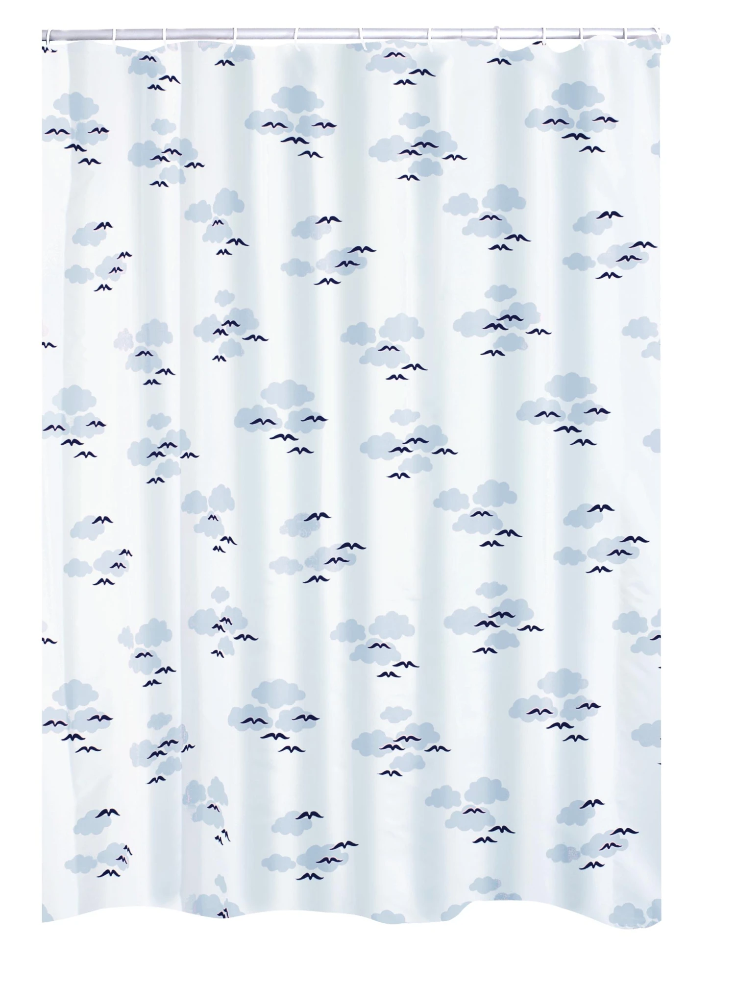 Ridder Textil-Duschvorhang Helgoland, Weiß 3 Ridder Textil-Duschvorhang Helgoland, Weiß