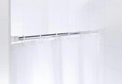 Ridder Duschvorhangstange Chrom, 110-185cm -Heimtextilien 141684 2