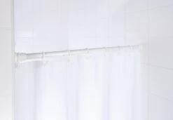 Ridder Duschvorhangstange Weiß, 110-245cm -Heimtextilien 141750 2