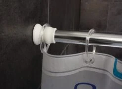 Ridder Duschvorhangstange Weiß, 110-245cm -Heimtextilien 141750 5