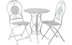 Boltze Möbelset Casaya "Lilli" 3-teilig, Grau