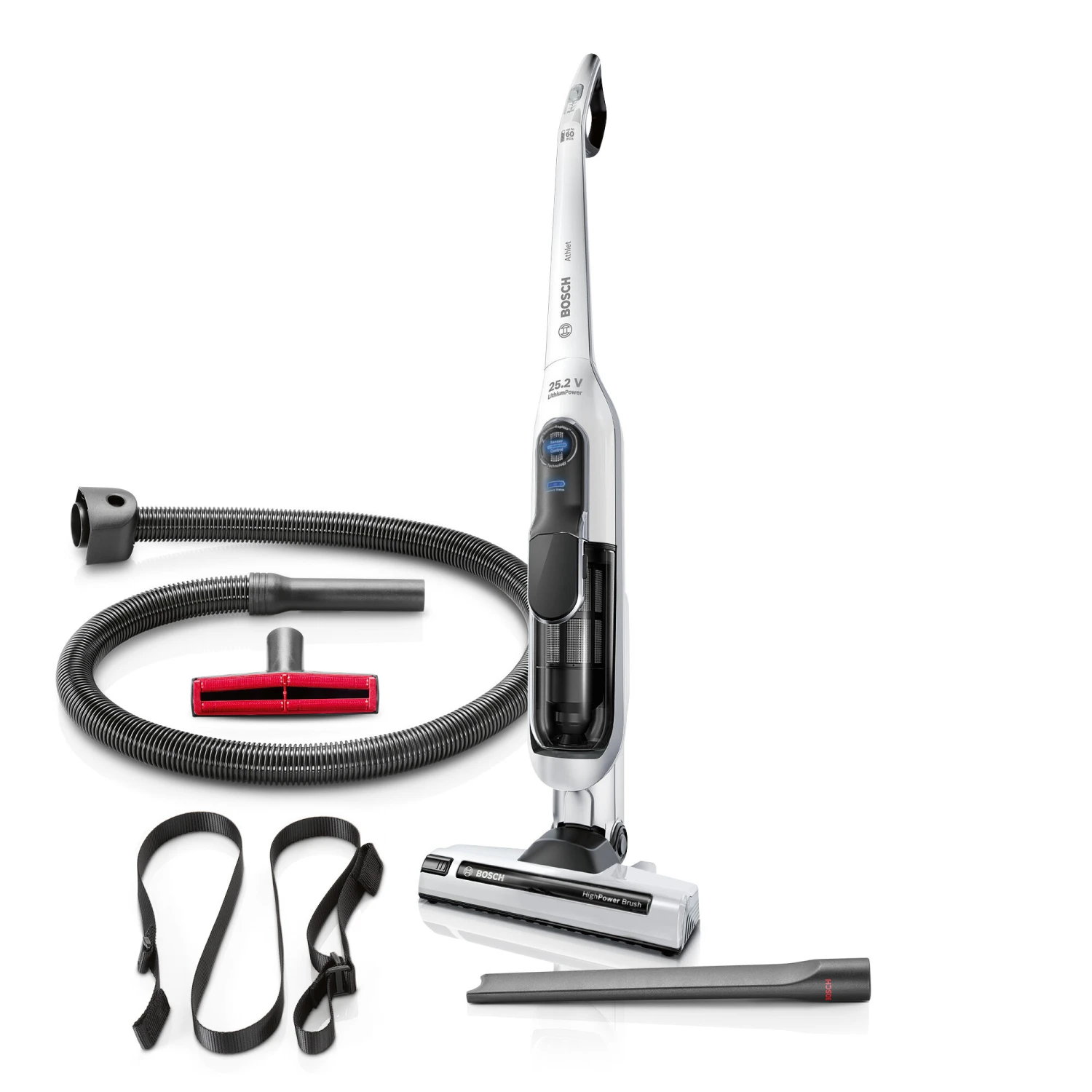 Bosch Handstaubsauger Athlet Akku, 25,2V, Chrom/weiß 3 Bosch Handstaubsauger Athlet Akku, 25,2V, Chrom/weiß