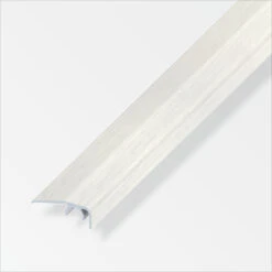 Alfer Clipstech Abschluss-Profil 32 X 12,5 Mm, Edelstahloptik