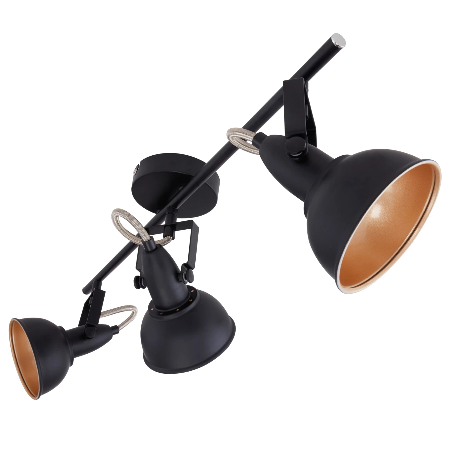 Briloner Deckenleuchte, Schwarz-gold, 3-flammig 7 Briloner Deckenleuchte, Schwarz-gold, 3-flammig – Bild 5