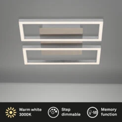 Briloner LED Deckenleuchte, Nickel-matt 15 Briloner LED Deckenleuchte, Nickel-matt -Heimtextilien 170879 7