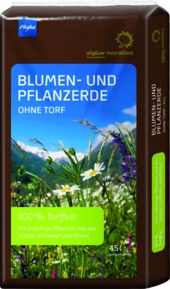 Allgäuer Moorallianz Blumen-und Pflanzerde, 45 L
