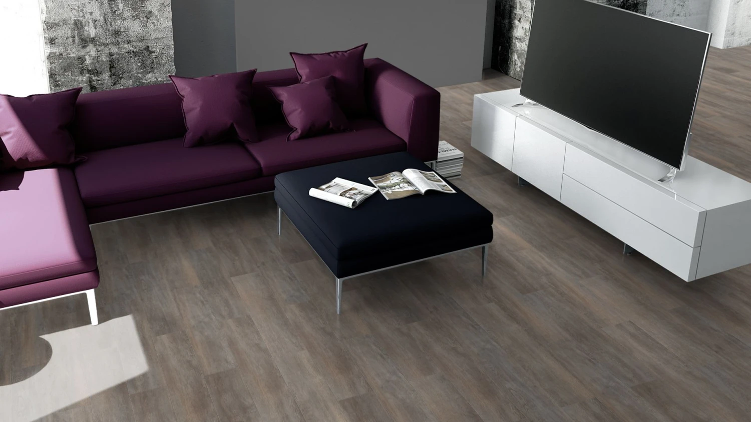 Classen Laminatboden Eiche Gebürstet Grau/braun 15 Classen Laminatboden Eiche Gebürstet Grau/braun – Bild 13