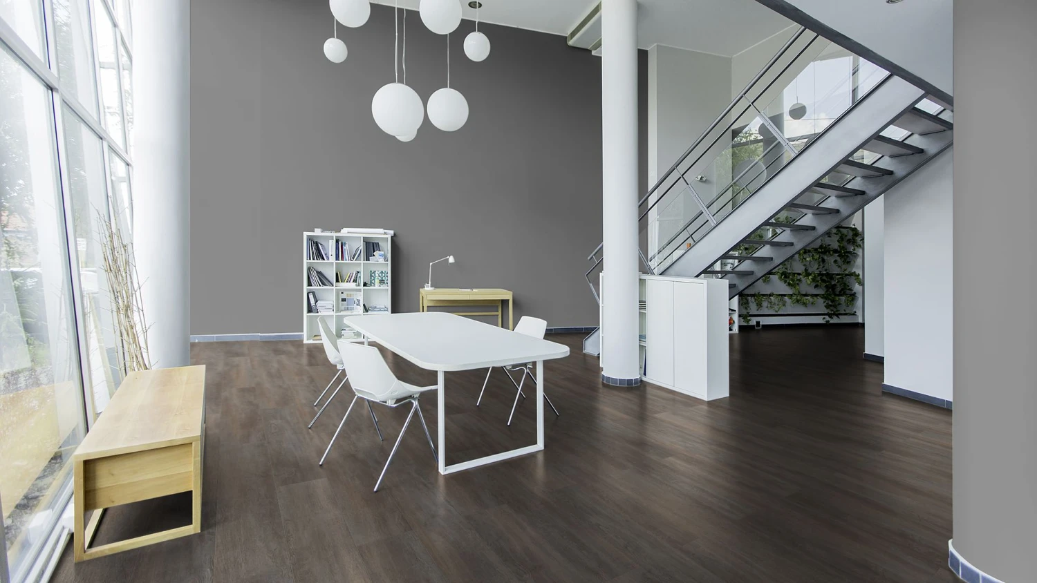 Classen Laminatboden Eiche Gebürstet Grau/braun 16 Classen Laminatboden Eiche Gebürstet Grau/braun – Bild 14