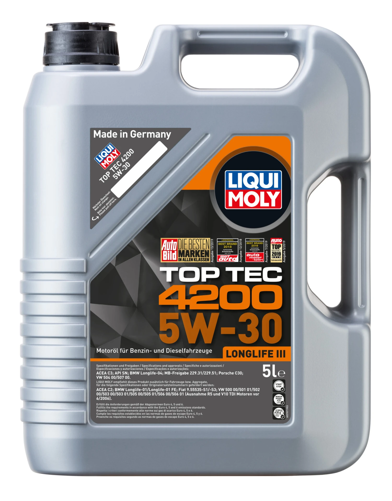 Liqui Moly Top Tec 4200 5W-30 New Generation 3 Liqui Moly Top Tec 4200 5W-30 New Generation