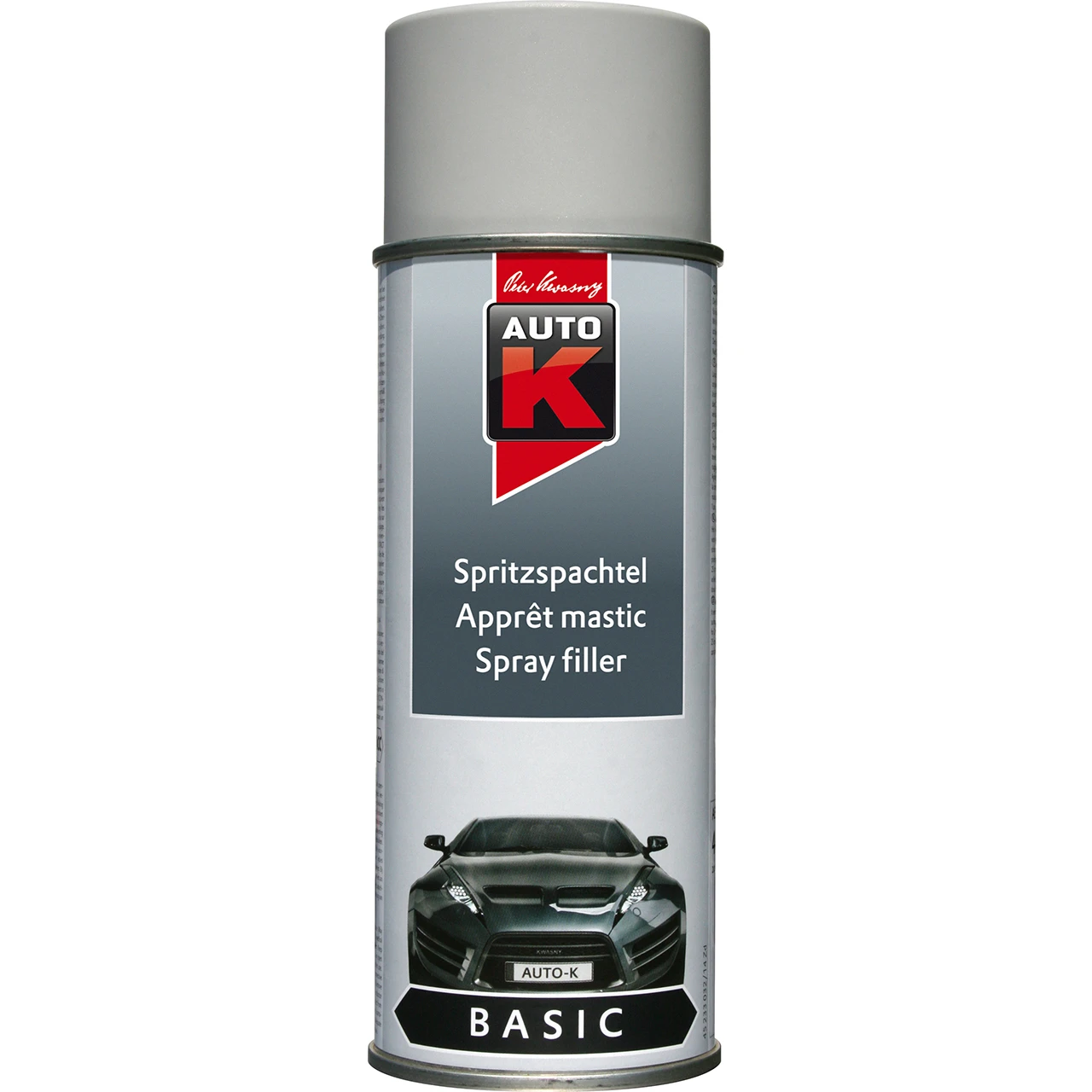 Auto-K Basic Spritzspachtel Grau 400ml 3 Auto-K Basic Spritzspachtel Grau 400ml