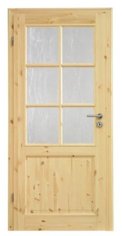 Bawo Landhaustür TÜR LA 6, Sprossen Mit Glas