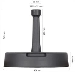 Schneider Schirmständer Beton, 20 Kg