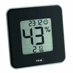 TFA Digitales Thermo-Hygrometer, Schwarz