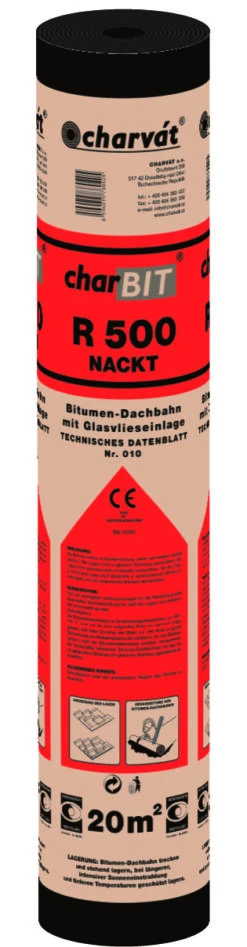 Charvát Bitumen-Dachpappe R500, Nackt