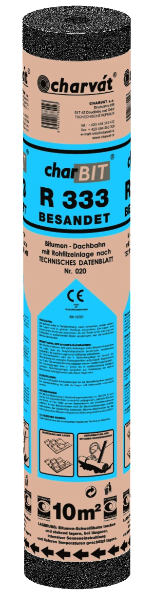 Charvát Bitumen-Dachpappe R333, Besandet 3 Charvát Bitumen-Dachpappe R333, Besandet