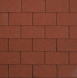 Charvát Bitumen-Dachschindel Rechteck Rot