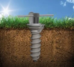 Juwel Eindreh-Bodenhülse Mit Eindrehwerkzeug -Heimtextilien 30028 2