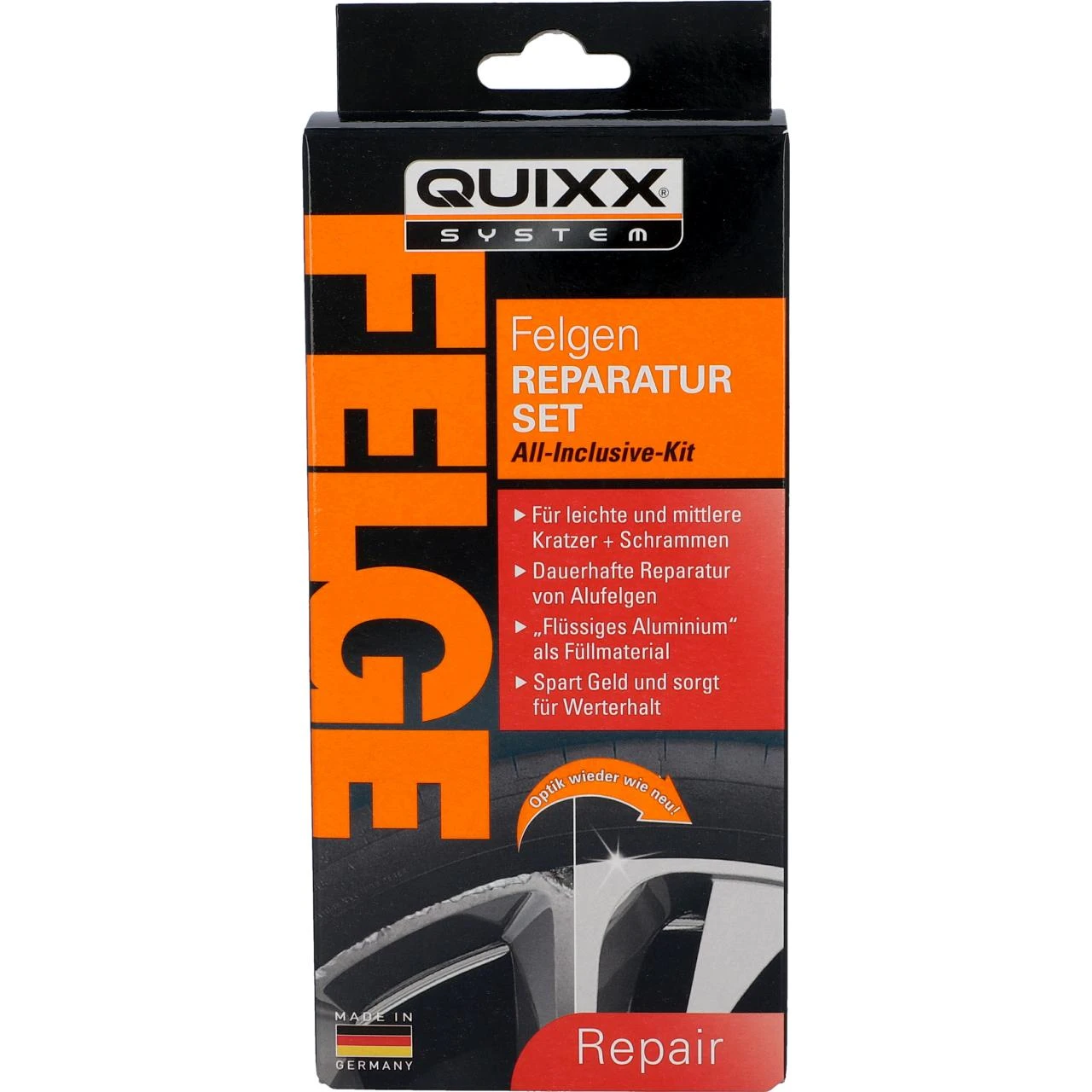 Quixx Felgen Reparatur-Set, 5tlg 4 Quixx Felgen Reparatur-Set, 5tlg – Bild 2