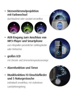 Reer MyMagicStarlight Einschlaflicht -Heimtextilien 309557 03