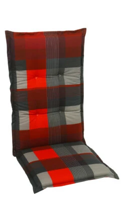 GO-DE Auflage Mittel, Rot/Grau Karo