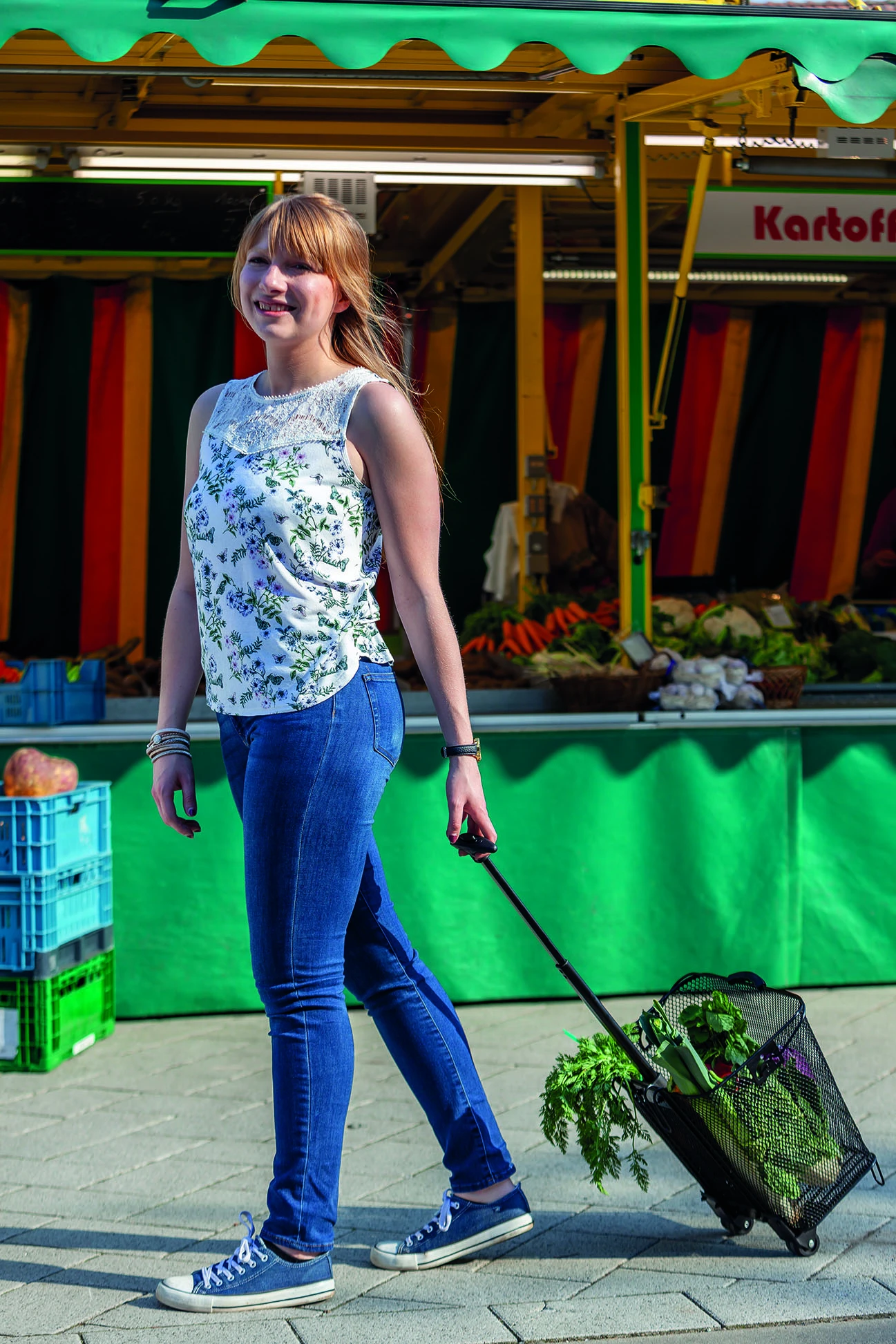 Prophete Fahrrad Einkaufskorb Mit Rollen 16 Prophete Fahrrad Einkaufskorb Mit Rollen – Bild 14