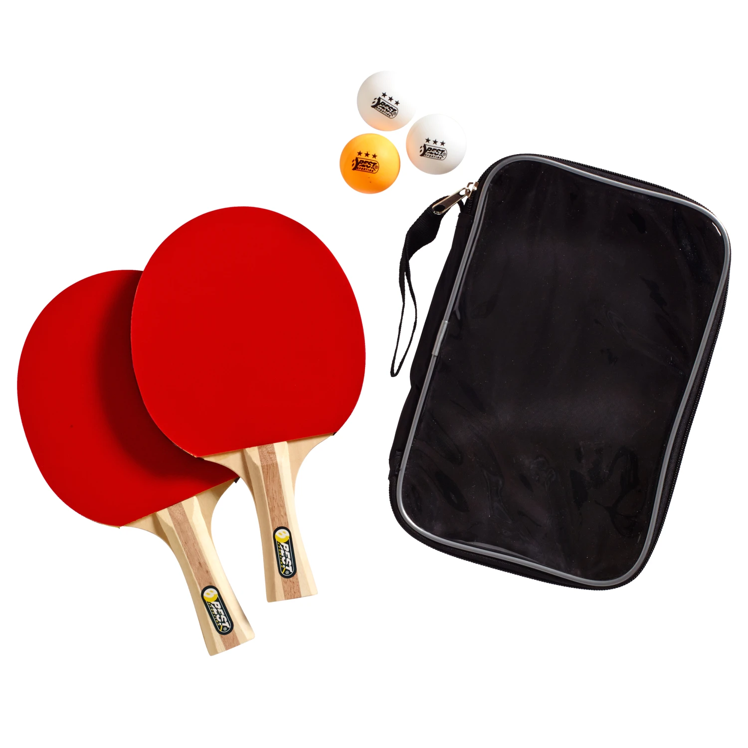 Best Tischtennis-Set Mit Tasche 3 Best Tischtennis-Set Mit Tasche
