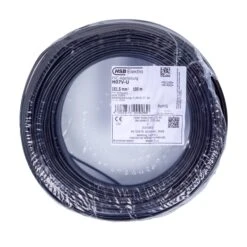 HSB Aderleitung H07V-U 1,5mm², 100m, Schwarz