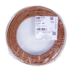 HSB Aderleitung H07V-U 1,5mm², 100m, Braun