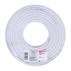 HSB Koaxialkabel 75 OHM, >90DB, Weiß, 50m
