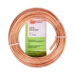 HSB Lautsprecherleitung H03VH-H 2X1,5mm², 20m