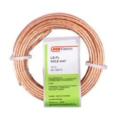 HSB Lautsprecherleitung H03VH-H 2X2,5mm², 10m