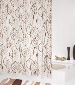 Ridder Duschvorhang Leaves, Beige 6 Ridder Duschvorhang Leaves, Beige -Heimtextilien 382823 2