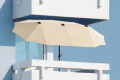 Schneider Balkonschirm "Salerno", 300 X 150 Cm, Anthrazit -Heimtextilien 400113 13