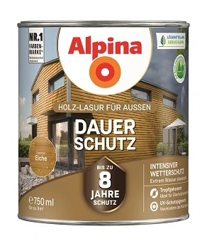 Alpina Dauer-Schutz Eiche, 750ml 3 Alpina Dauer-Schutz Eiche, 750ml