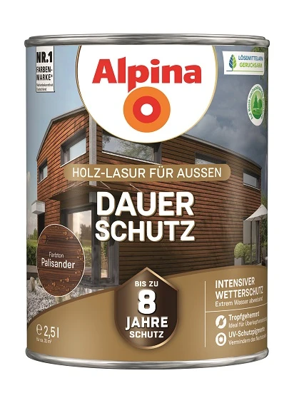 Alpina Dauer-Schutz Palisander, 2,5L 3 Alpina Dauer-Schutz Palisander, 2,5L