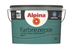 Alpina Farbrezepte Petrol De Luxe, 2,5L